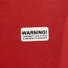"WARNING" Destructive Security Sticker 20x10 mm, White