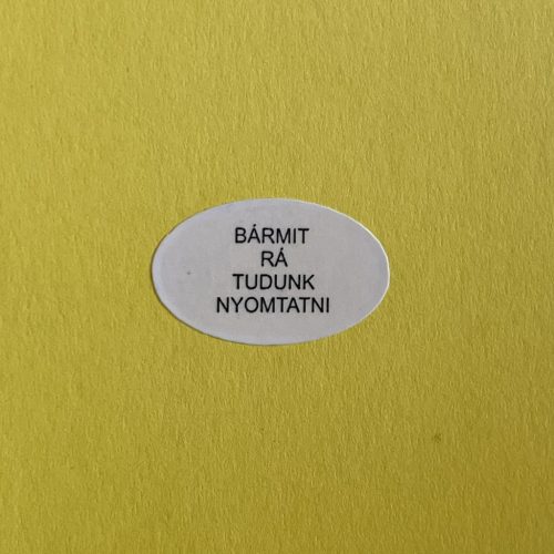 VOID nyomot hagyó biztonsági matrica 20x10 mm ovális, matt fehér