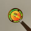 "ORIGINAL" hologram sticker 20 mm round, gold (49 pcs)