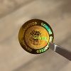 "ORIGINAL" hologram sticker 20 mm round, gold (49 pcs)