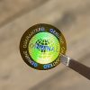 "ORIGINAL" hologram sticker 20 mm round, gold (49 pcs)