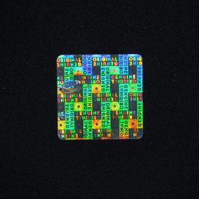 Original/Genuine hologram sticker 30x30 mm