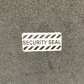   "SECURITY SEAL" VOID hinterlassender Sicherheitsaufkleber 50x25 mm, weiß
