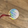 Original/Authentic/Genuine 20 mm round hologram sticker black with CUSTOM printing