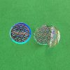 Original/Authentic/Genuine 20 mm round hologram sticker black with CUSTOM printing