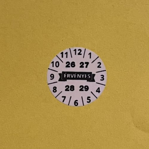 VOID Sicherheitsaufkleber 30 mm rund, weiß, für 4 Jahre (2025-2028)