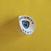 "SECURITY SEAL" VOID nyomot hagyó biztonsági matrica 25 mm kör, matt fehér