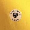 "SECURITY SEAL" VOID nyomot hagyó biztonsági matrica 25 mm kör, matt fehér