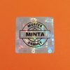 Original/Genuine 30×30 mm Hologram Sticker with Custom Black Print
