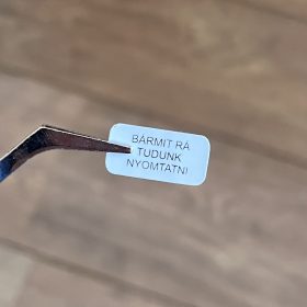 VOID-Sicherheitsetikett, 10 mm rund, matt silber