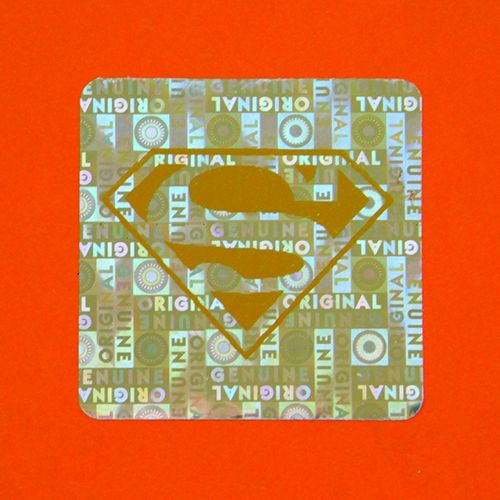 Original/Genuine 30×30 mm Hologram Sticker Glossy Gold CUSTOM Printing
