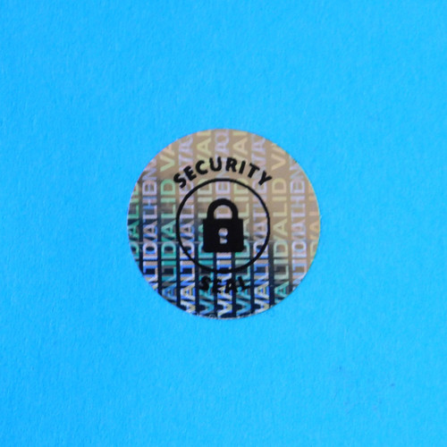 "SECURITY SEAL" Hologram Sticker 20 mm Round