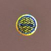 Original/Authentic/Genuine 20 mm runder Hologrammaufkleber schwarz mit INDIVIDUELLEM Druck