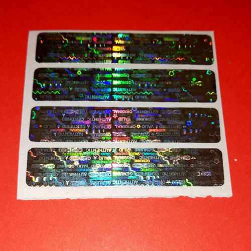 GVCO Security Hologram Sticker 50x10 mm