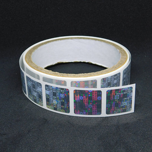 Original/Genuine hologram matrica 20x20 mm
