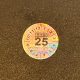 Annual (2024) review hologram sticker, 20 mm circle