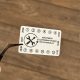 Destruktív 6 Year (2026-2031) Electrical Safety Sticker 50x32 mm, White