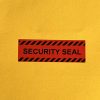 "SECURITY SEAL" NON VOID security label 45x15 mm, red