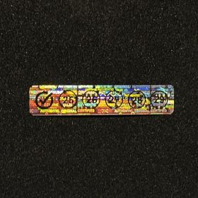 5-Year (2026-2030) Review Hologram Sticker 50x10 mm