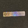 5-Year (2026-2030) Review Hologram Sticker 50x10 mm