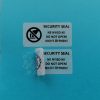 "SECURITY SEAL" VOID hinterlassende Sicherheitsaufkleber 50x25 mm, weiß