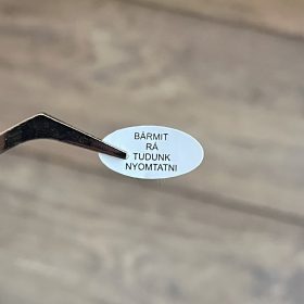 VOID-Sicherheitsetikett, 10 mm rund, matt silber