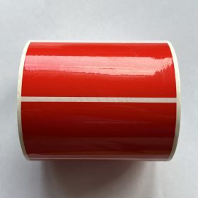   290 db üres VOID nyomot hagyó biztonsági matrica 100x50 mm,piros