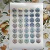 Hologramos vinyl 6 éves (2026-2031) VDE felülvizsgálati matrica 30 mm kör