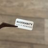 "WARRANTY VOID IF REMOVED" Destructive Security Sticker 20x10 mm, White