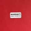 "WARRANTY VOID IF REMOVED" Destructive Security Sticker 20x10 mm, White