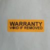 "WARRANTY VOID IF REMOVED" VOID Security Label 30x12 mm, White