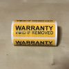 "WARRANTY VOID IF REMOVED" VOID Security Label 30x12 mm, White