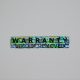"WARRANTY VOID IF REMOVED" 50x10 mm hologram matrica