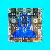Original/Genuine 20×20 mm hologram matrica kék EGYEDI nyomtatással