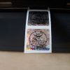 Original/Genuine 20×20 mm hologram sticker with custom black printing