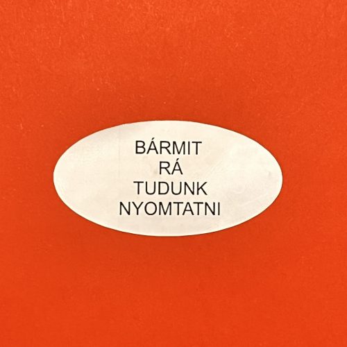 VOID Hinterlassende Sicherheitsaufkleber 50x25 mm, oval, matt silber