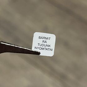 VOID Security Sticker 10 mm Round, Matte Silver