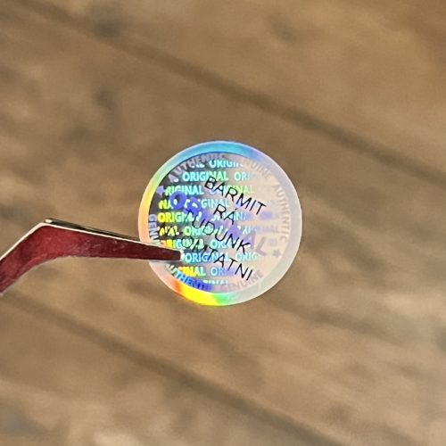 Original/Authentic/Genuine 20 mm kör hologram matrica
