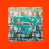 Original/Genuine 30×30 mm Hologram Sticker Green with CUSTOM Printing