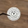 VOID Traceable 6-Year (2025-2030) Electrical Safety Inspection Sticker 30mm Round, White
