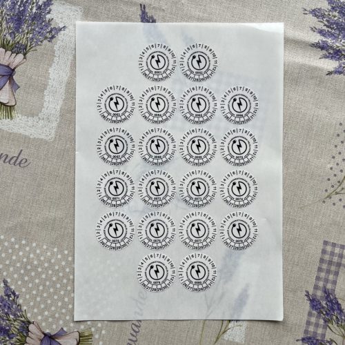 VOID Traceable 6-Year (2025-2030) Electrical Safety Inspection Sticker 30mm Round, White