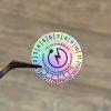 Hologramos Vinyl 6 Jahre (2026–2031) Elektrosicherheitsaufkleber 30 mm rund