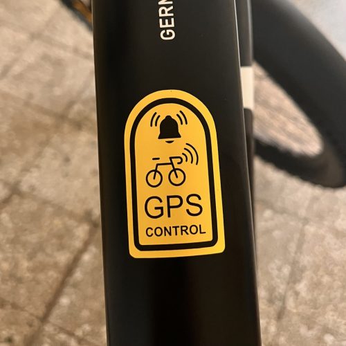 Időjárásálló poliészter matrica, sárga